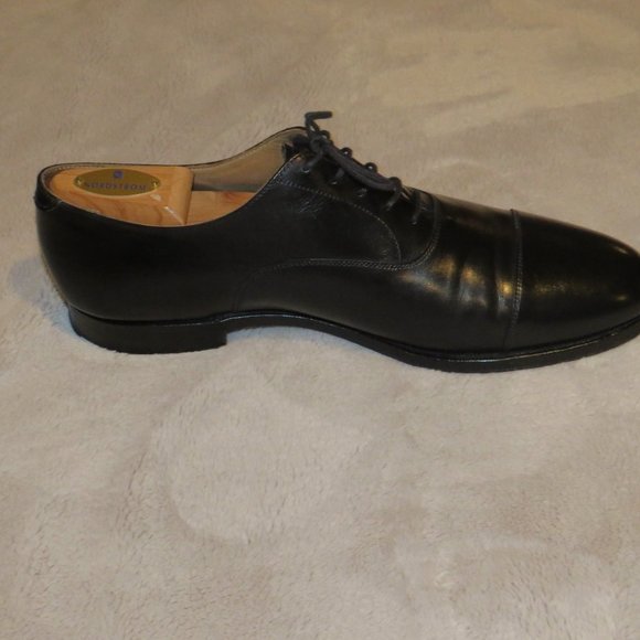 Crockett & Jones Newgate Black Calf Leather Straight Tip Oxford US 11.5B main image 6